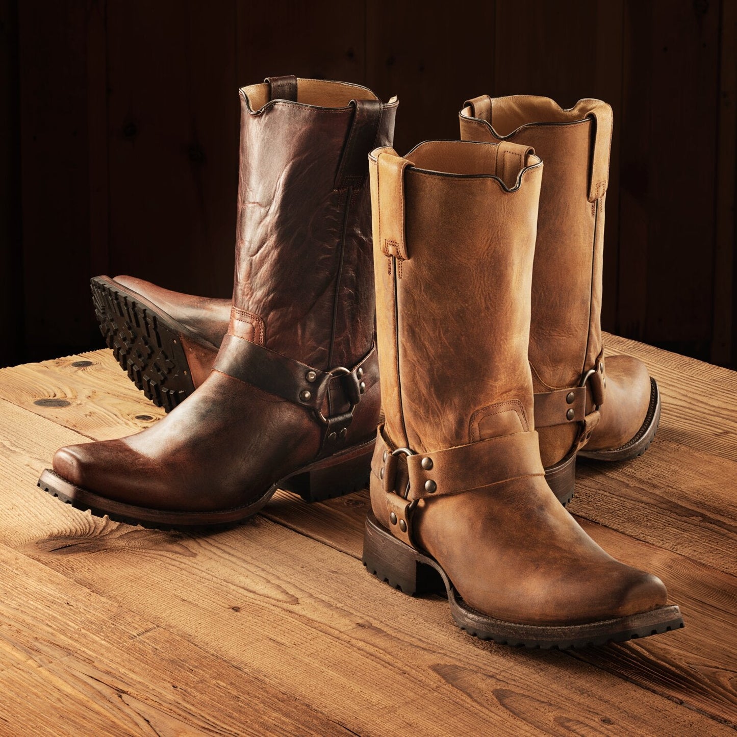 Heritage Harness Boots | Stetson Oiled Brown