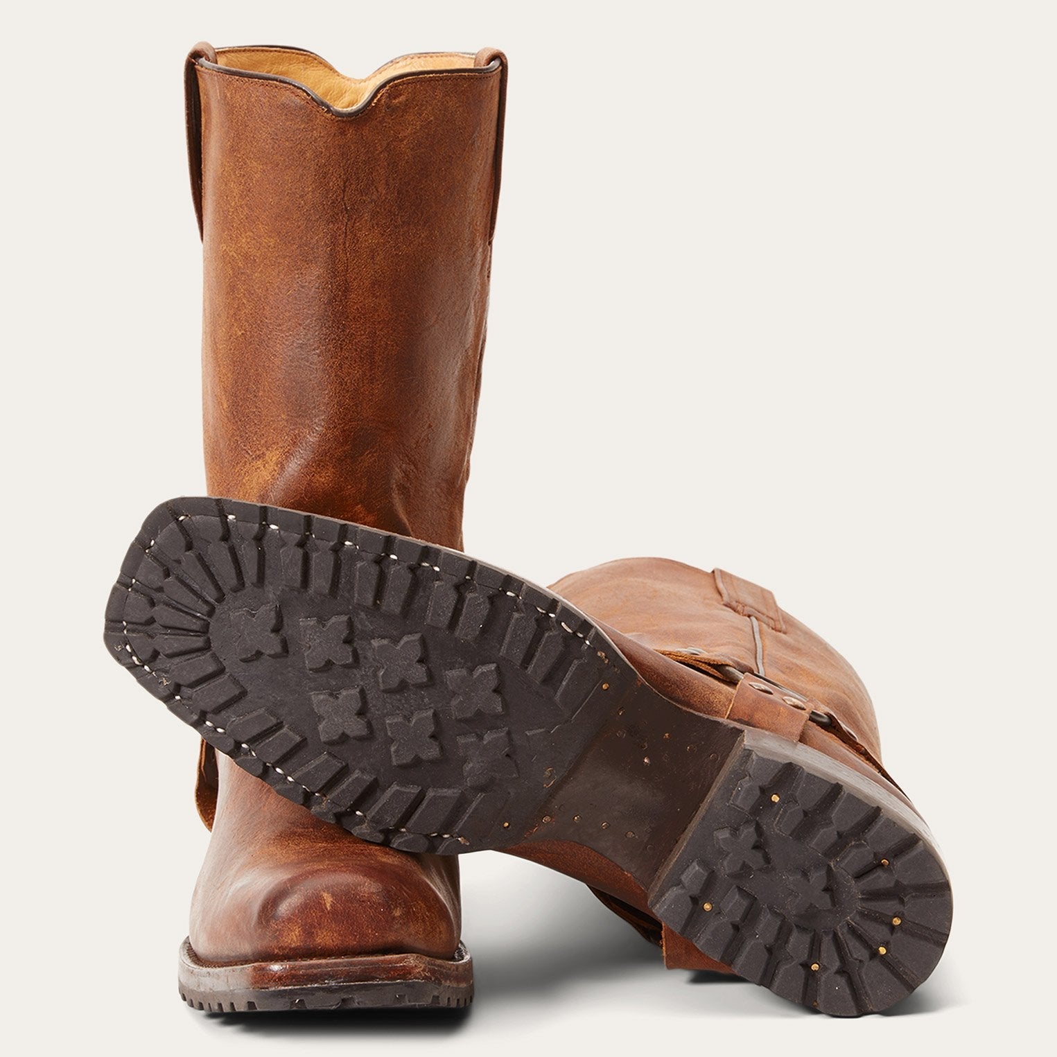 Heritage Harness Boots | Stetson Oiled Brown