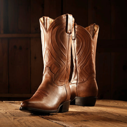 Mossman Boots | Stetson Brown
