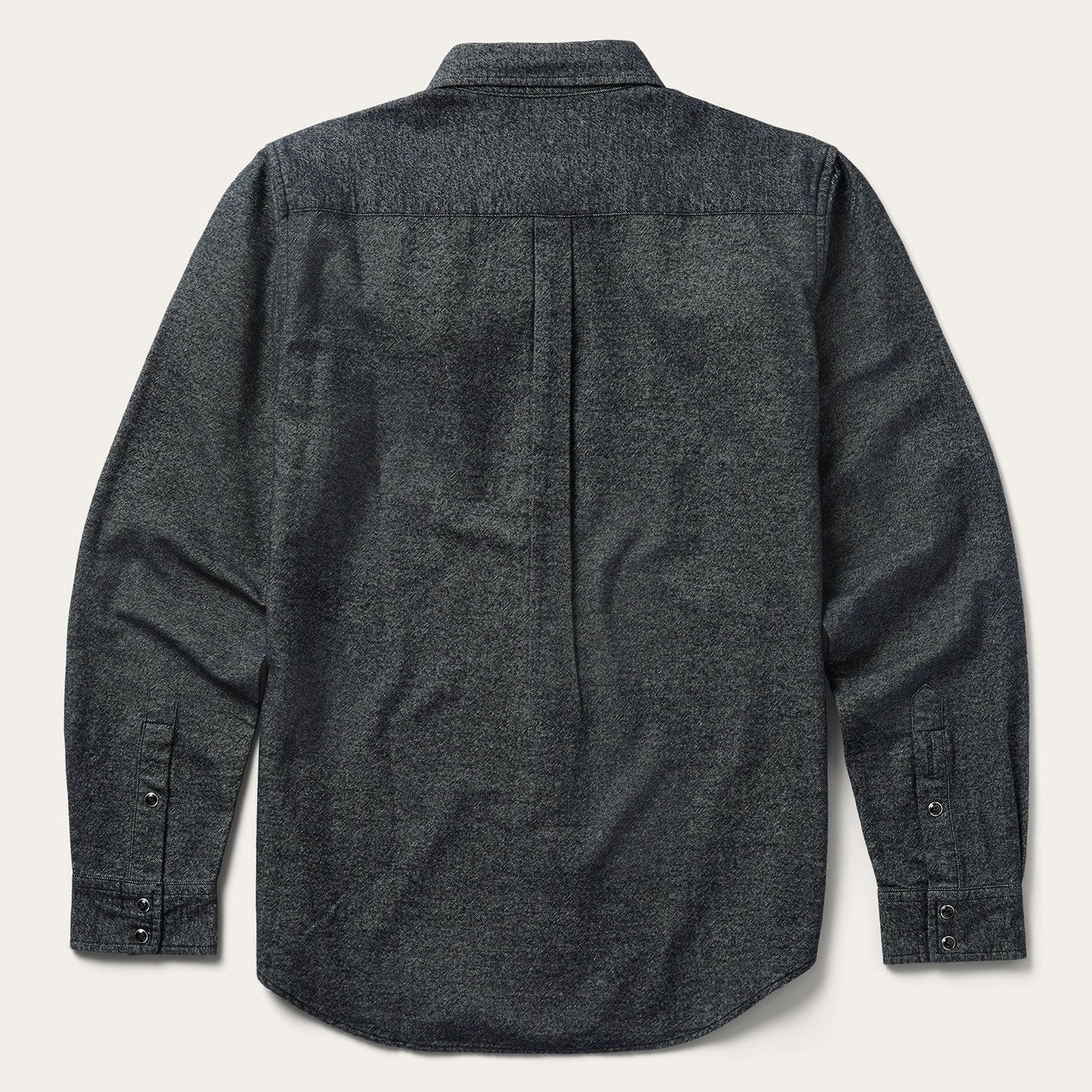 Brushed Twill Western Shirt | Stetson Black