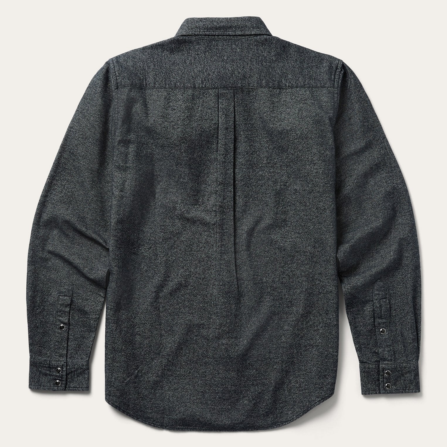 Brushed Twill Western Shirt | Stetson Black