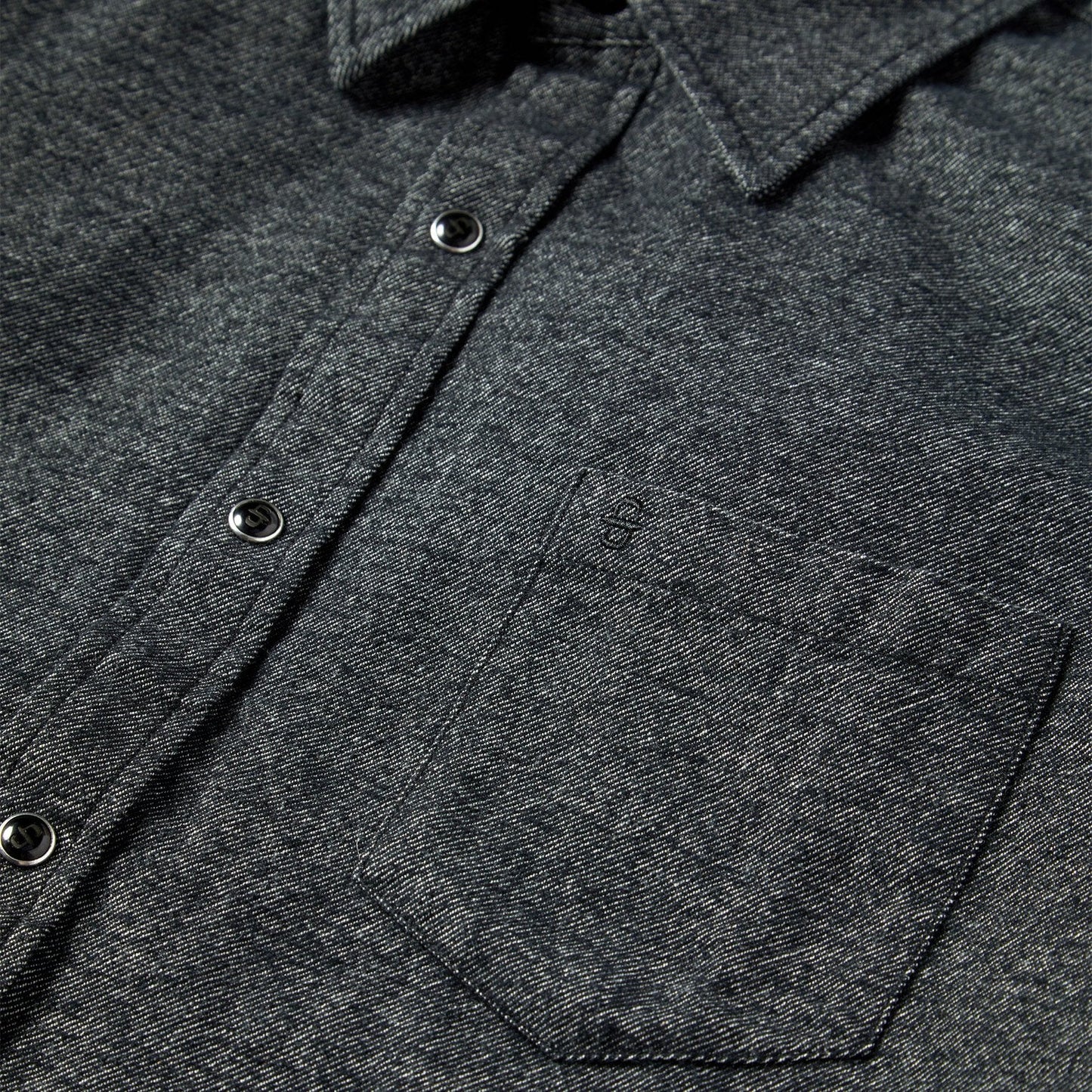 Brushed Twill Western Shirt | Stetson Black