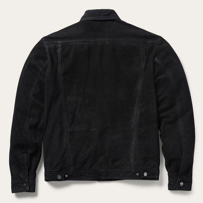 Leather Jean Jacket | Stetson Black
