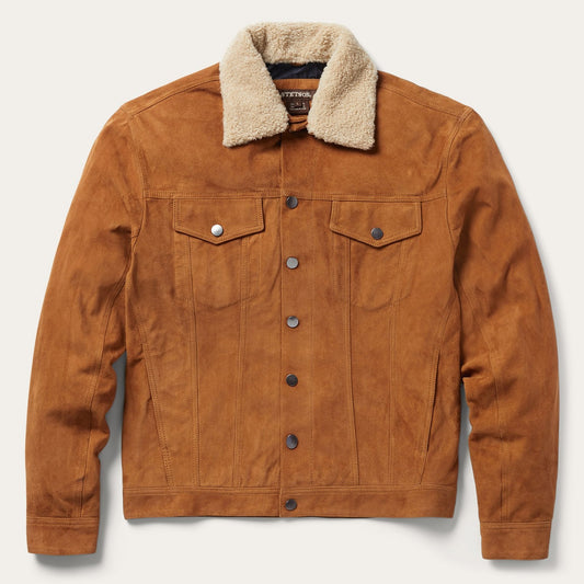Classic Suede Jacket | Stetson Tan