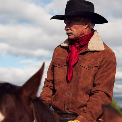 Classic Suede Jacket | Stetson Tan