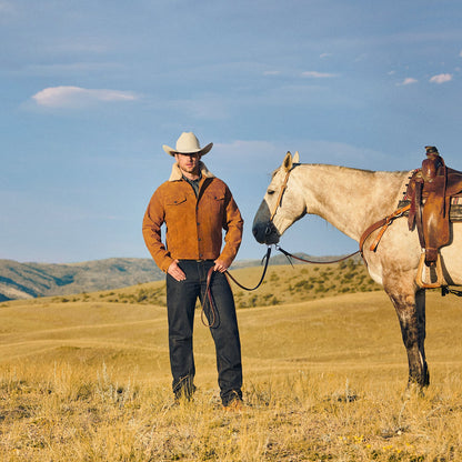 Classic Suede Jacket | Stetson Tan