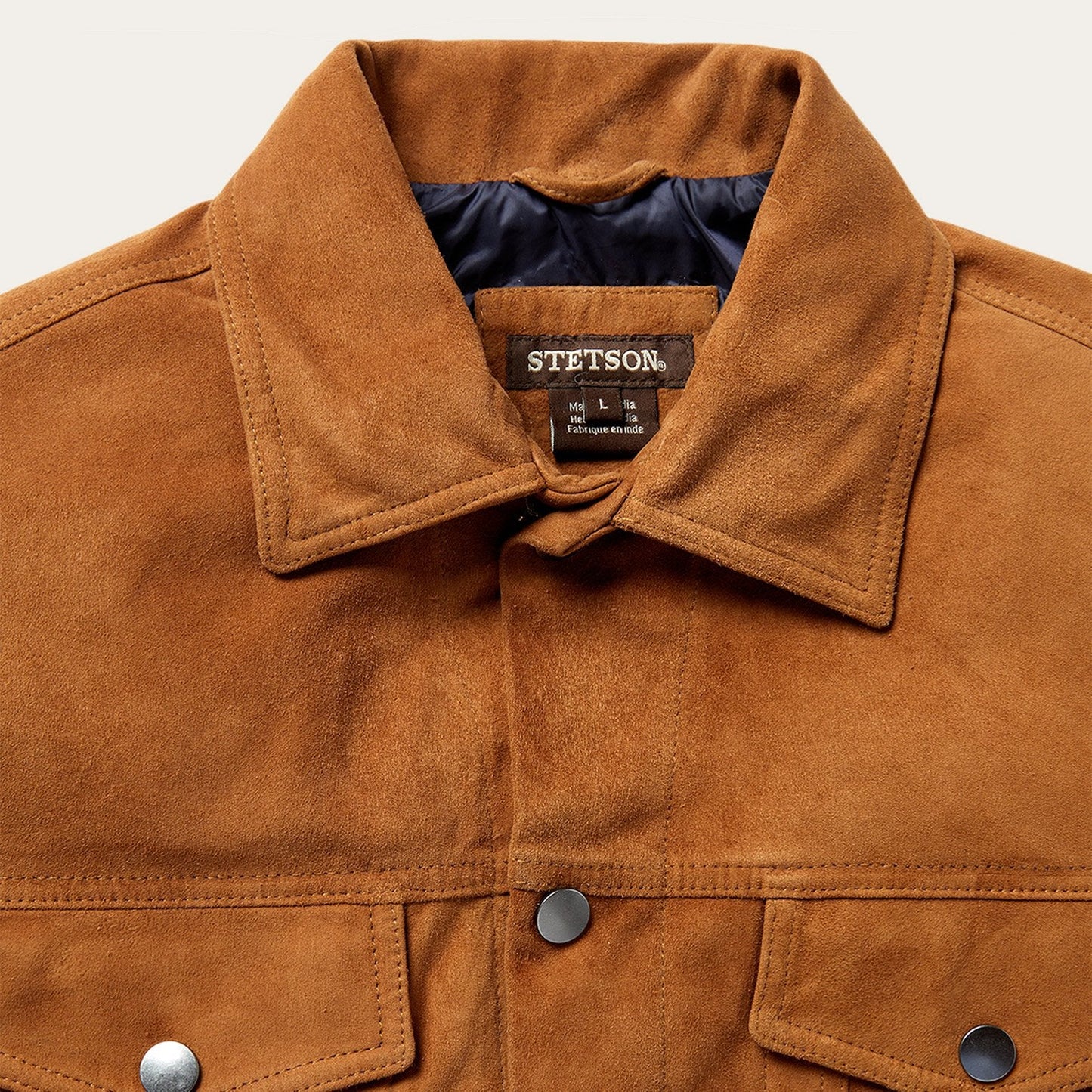 Classic Suede Jacket | Stetson Tan