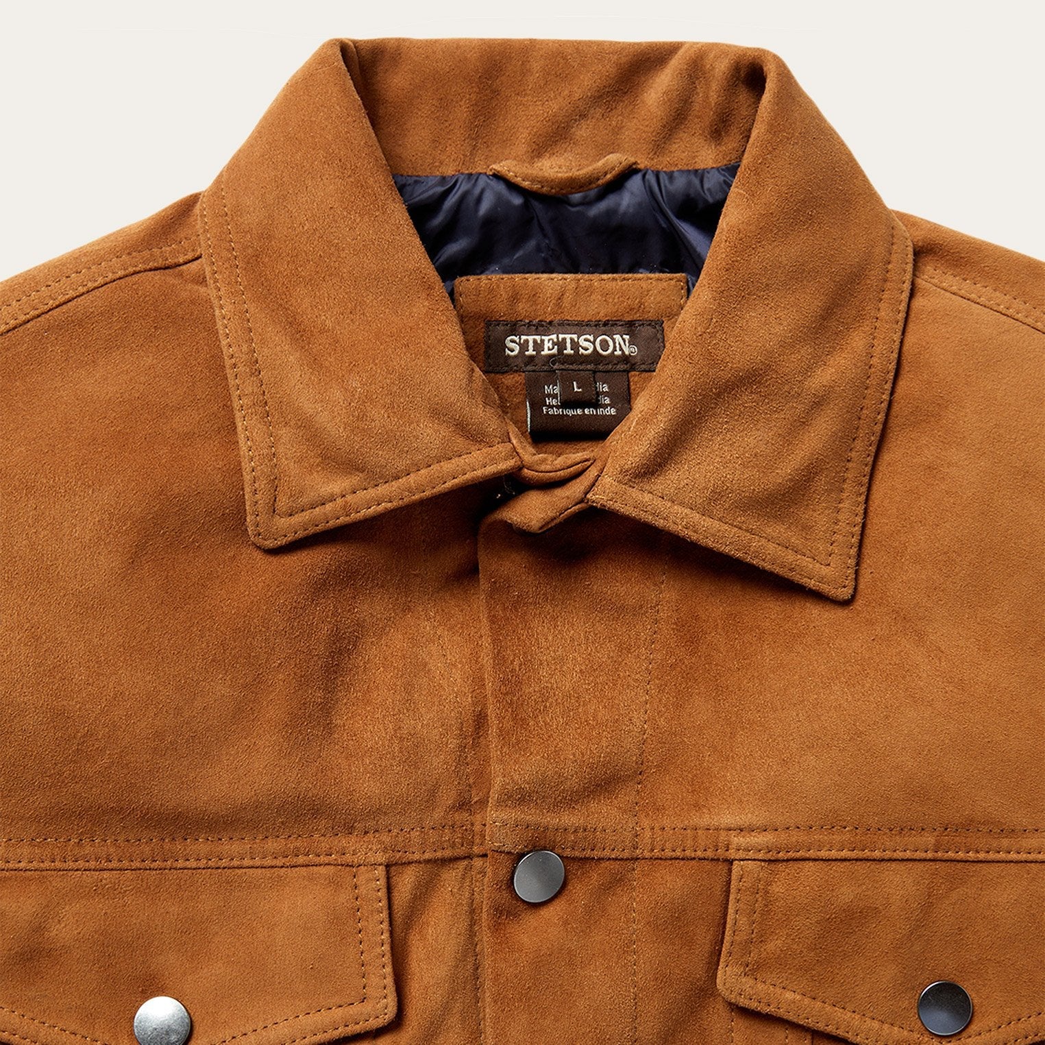 Classic Suede Jacket | Stetson Tan