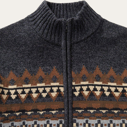 Western Cardigan | Stetson Grey