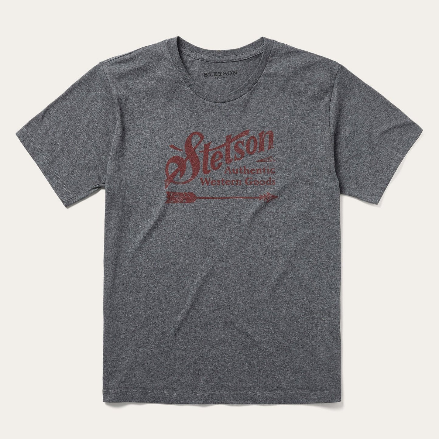 Vintage Arrow Graphic Tee | Stetson Grey