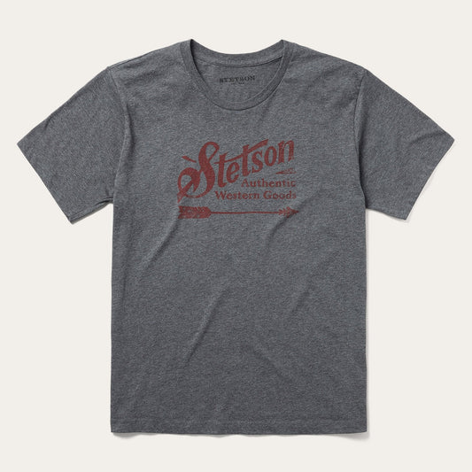 Vintage Arrow Graphic Tee | Stetson Grey