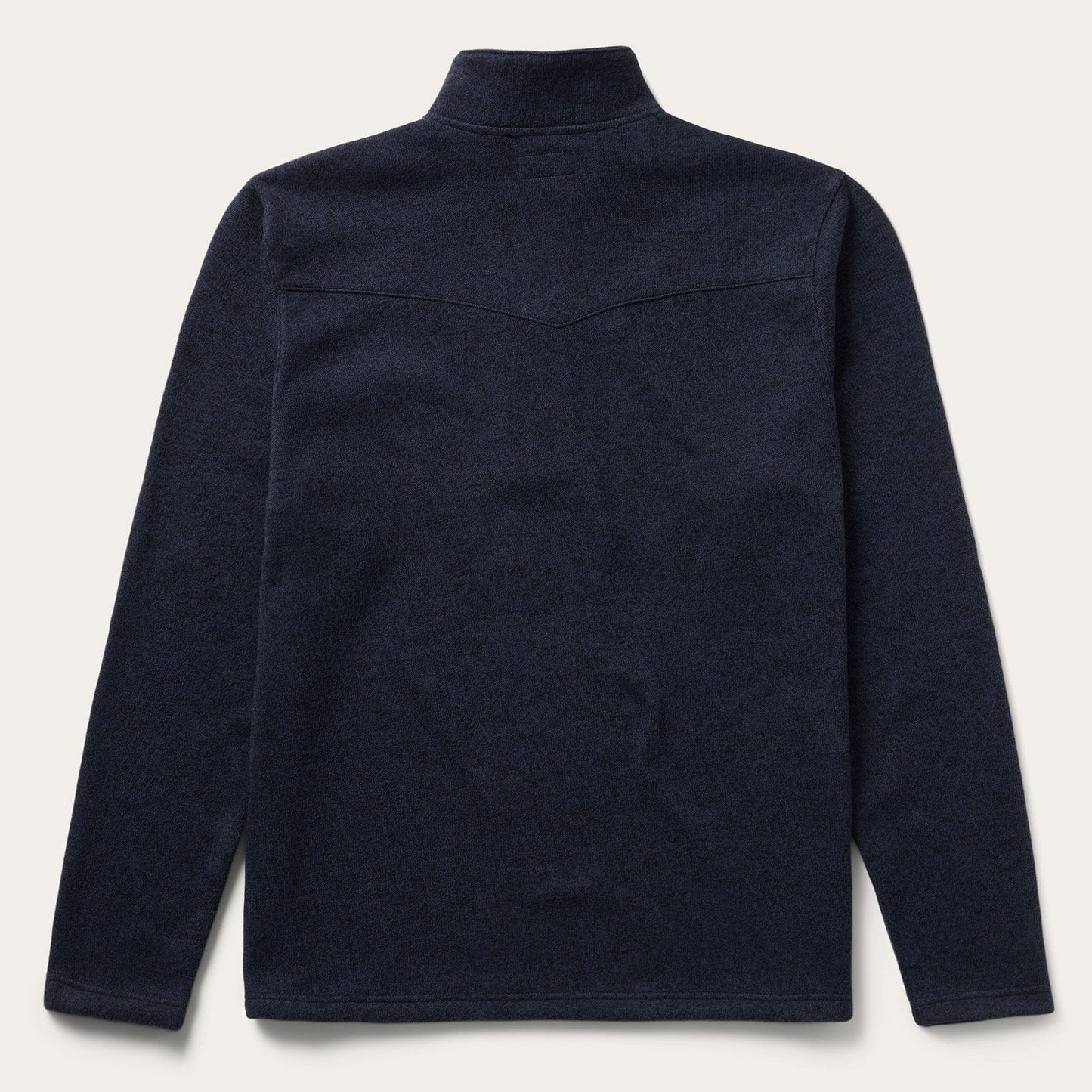 Button-Front Blue Pullover Knit Sweater | Stetson Blue