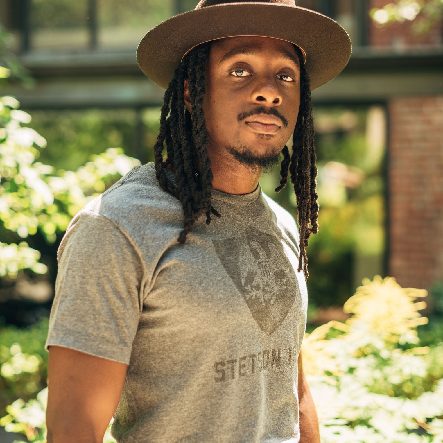 Vintage Eagle Graphic Tee | Stetson Grey