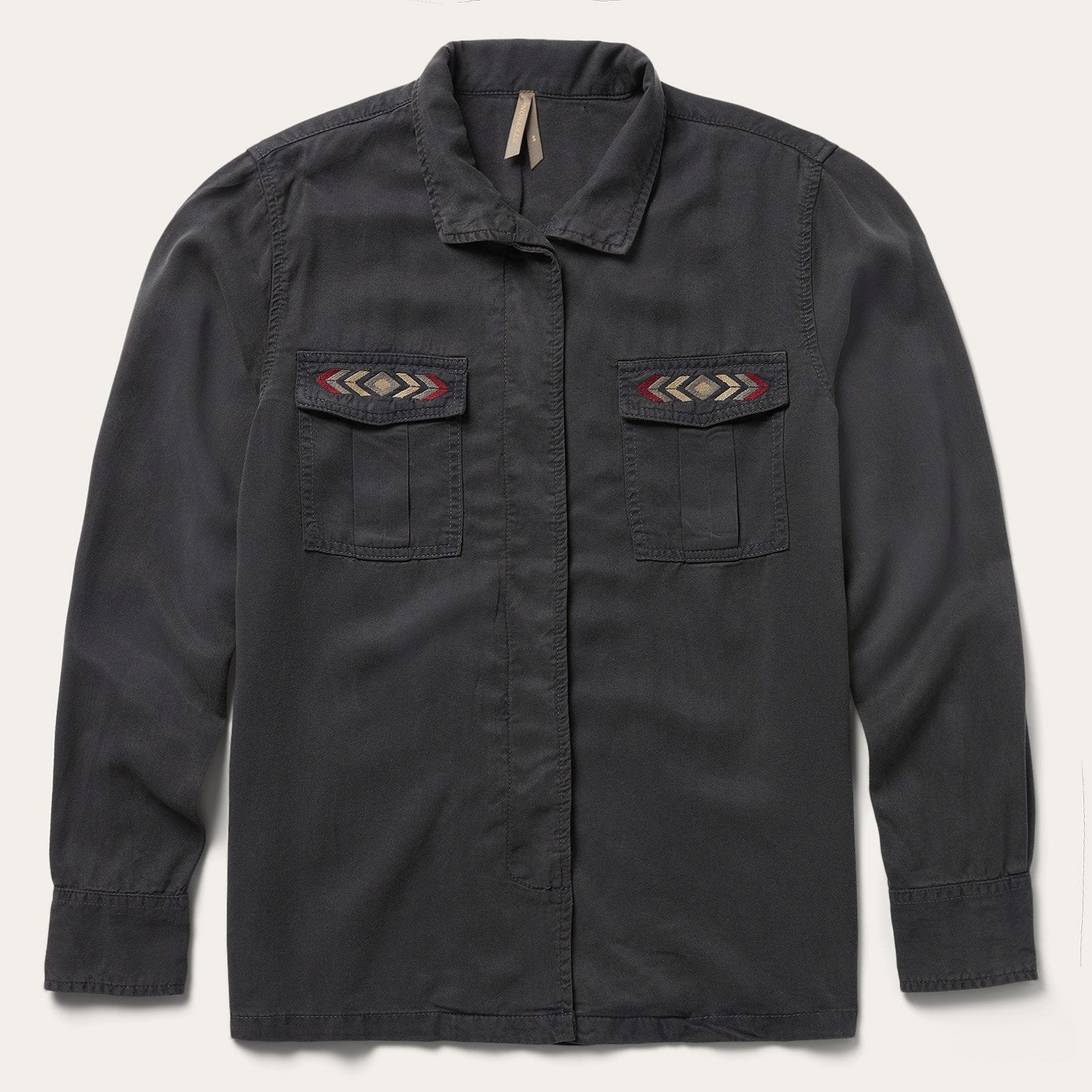 Black Aztec Jacket | Stetson Grey