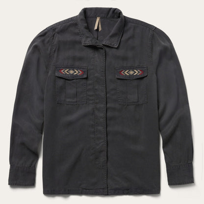 Black Aztec Jacket | Stetson Grey