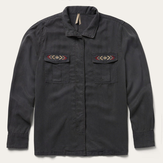 Black Aztec Jacket | Stetson Grey