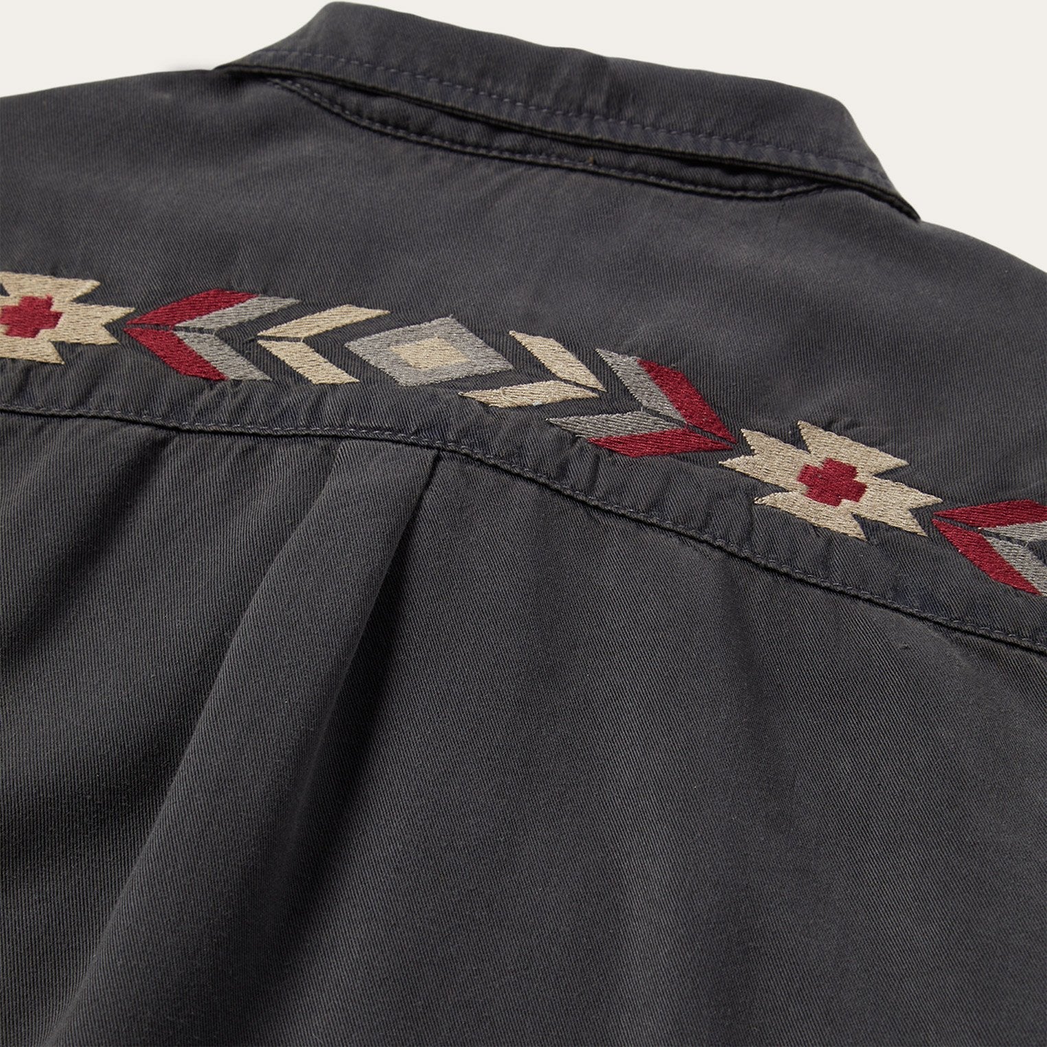 Black Aztec Jacket | Stetson Grey
