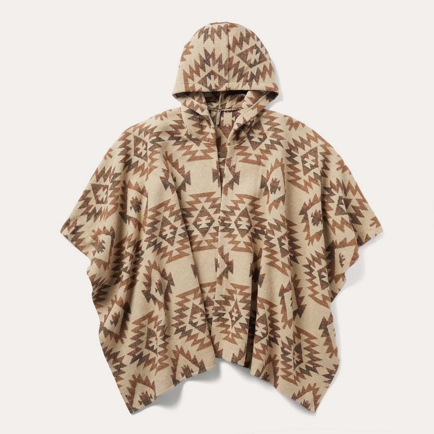 Tan Aztec Poncho | Stetson Brown
