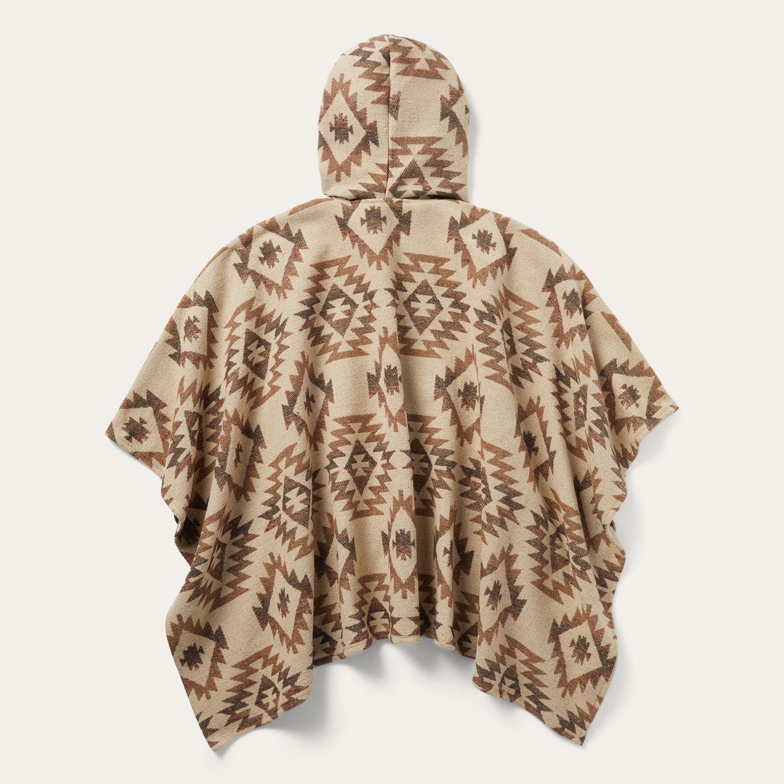 Tan Aztec Poncho | Stetson Brown