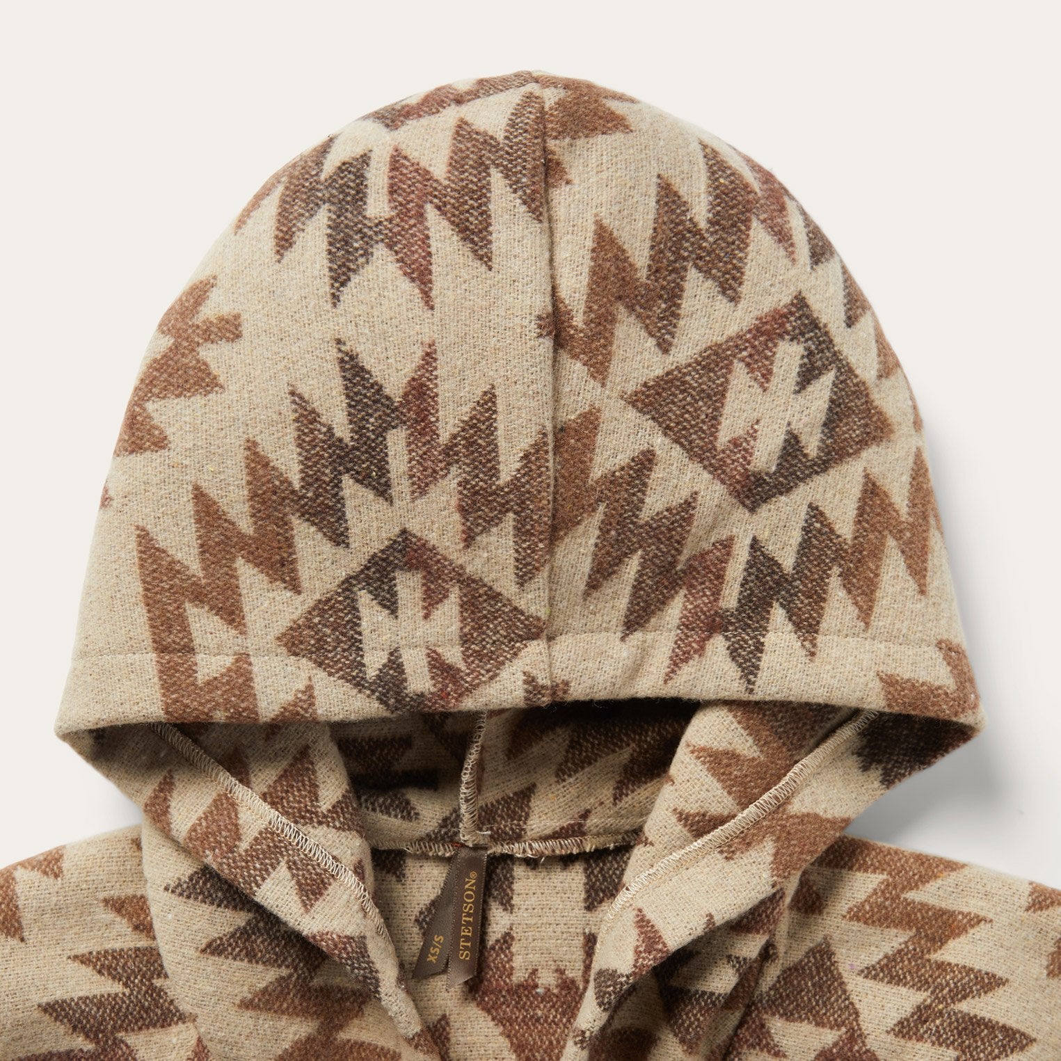 Tan Aztec Poncho | Stetson Brown