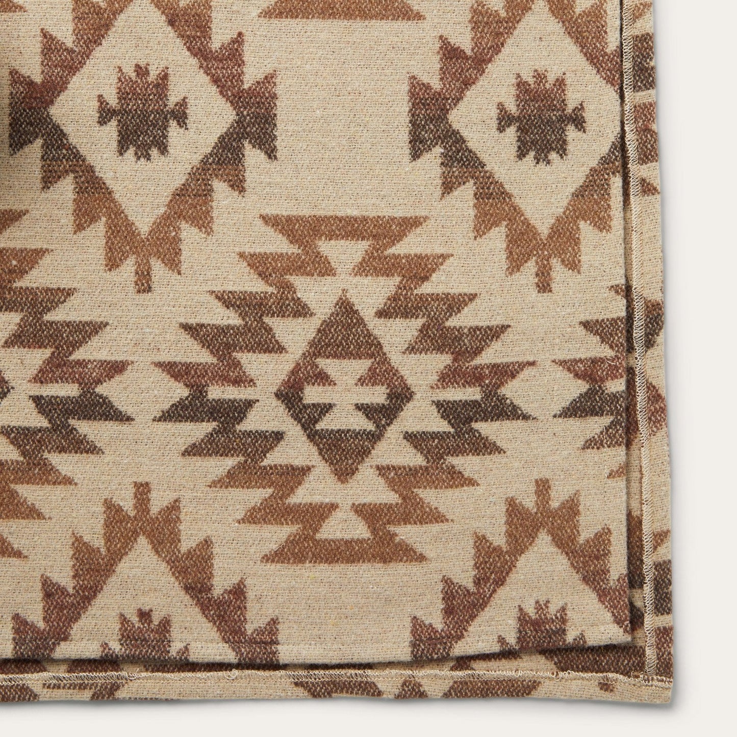 Tan Aztec Poncho | Stetson Brown