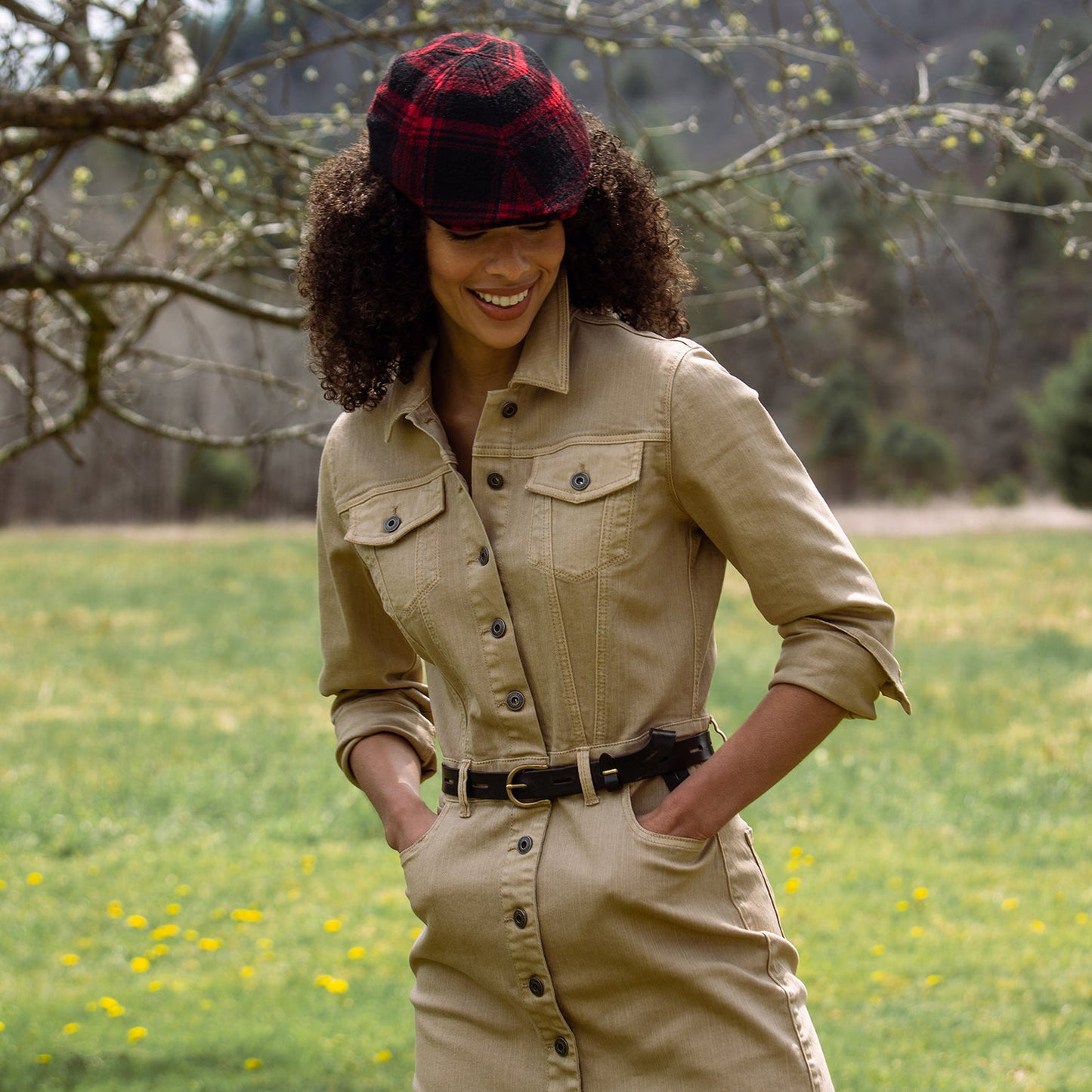 Workwear Inspired Shirt Dress | Stetson Tan