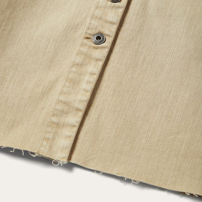 Workwear Inspired Shirt Dress | Stetson Tan