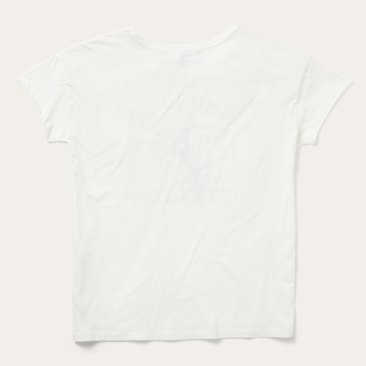 "Round Up" Stetson Vintage Tee | Stetson White