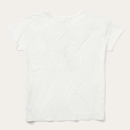 "Round Up" Stetson Vintage Tee | Stetson White