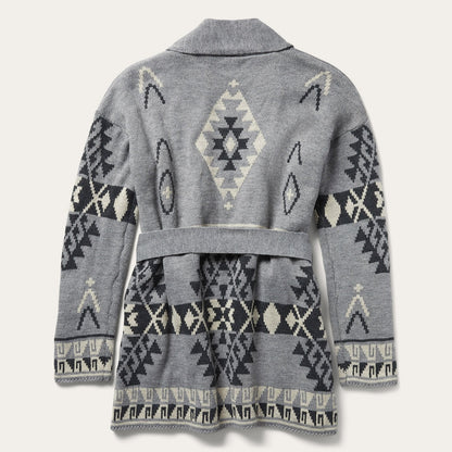 Chunky Knit Tie Sweater in Grey | Stetson Grey