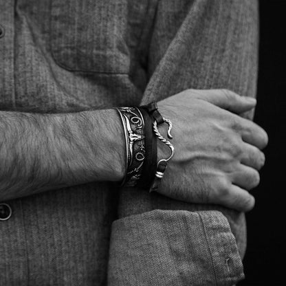 Southwestern Cuff | Stetson Grey