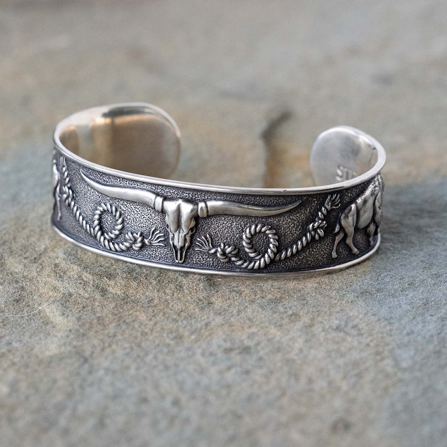Southwestern Cuff | Stetson Grey