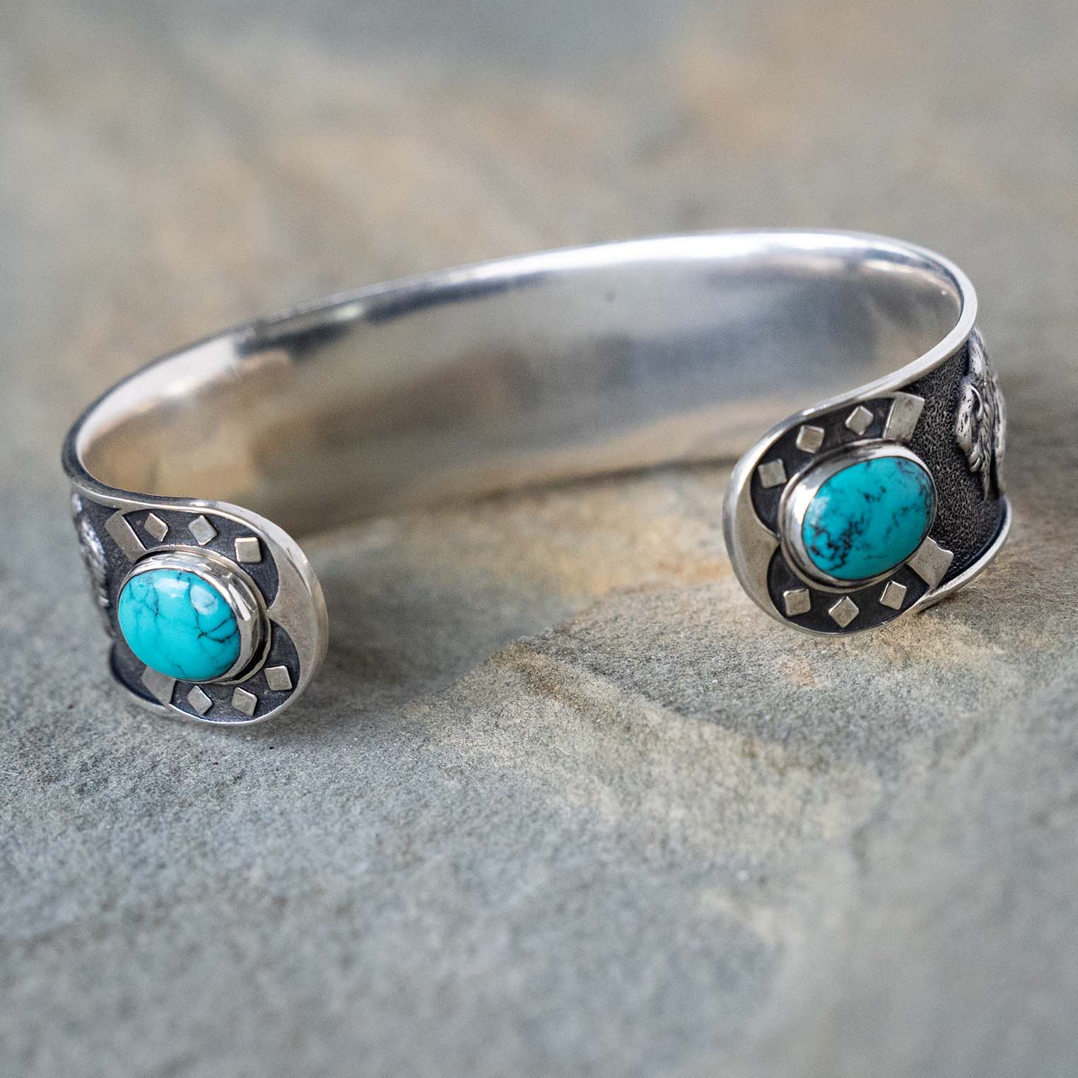 Southwestern Cuff | Stetson Turquoise
