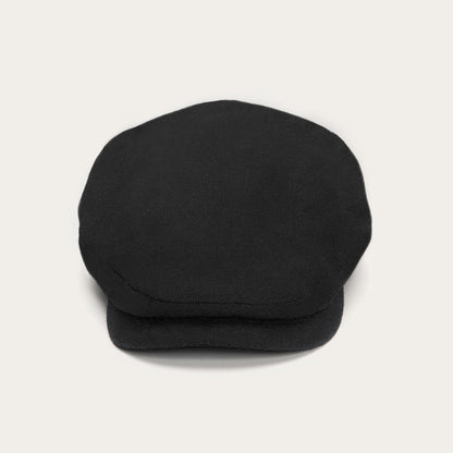 Virgin Wool & Cashmere Driver Cap | Stetson Black
