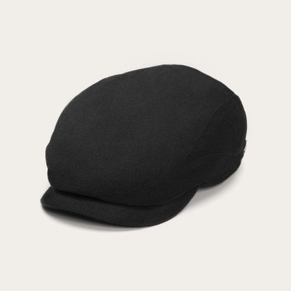 Virgin Wool & Cashmere Driver Cap | Stetson Black