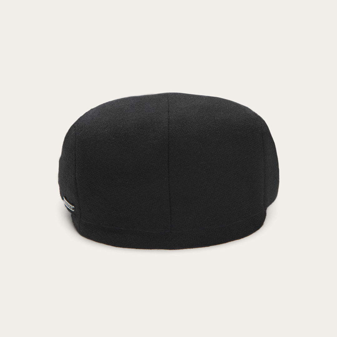 Virgin Wool & Cashmere Driver Cap | Stetson Black