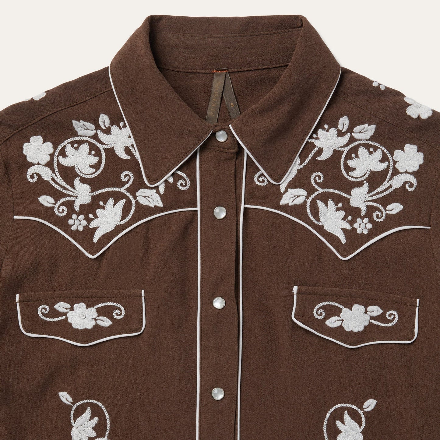 Classic Western Snap Shirt | Stetson Brown
