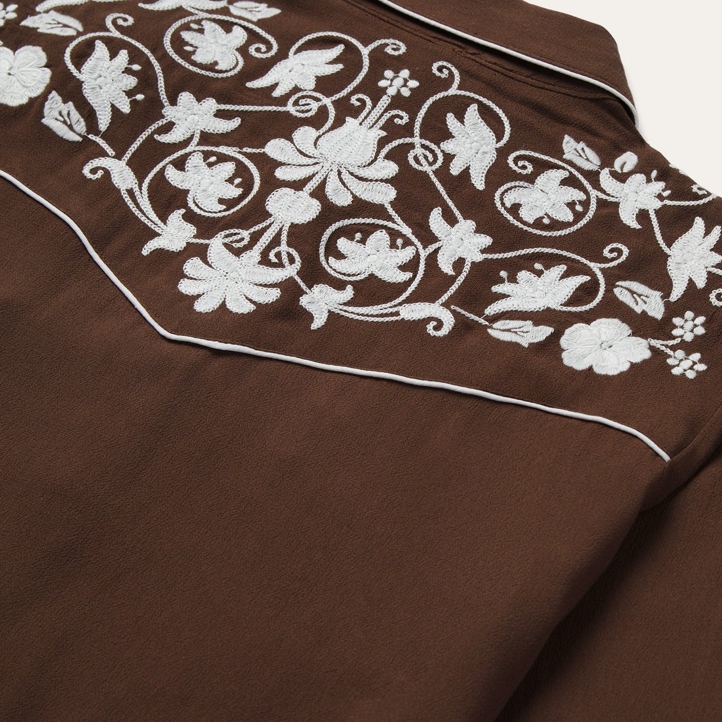 Classic Western Snap Shirt | Stetson Brown