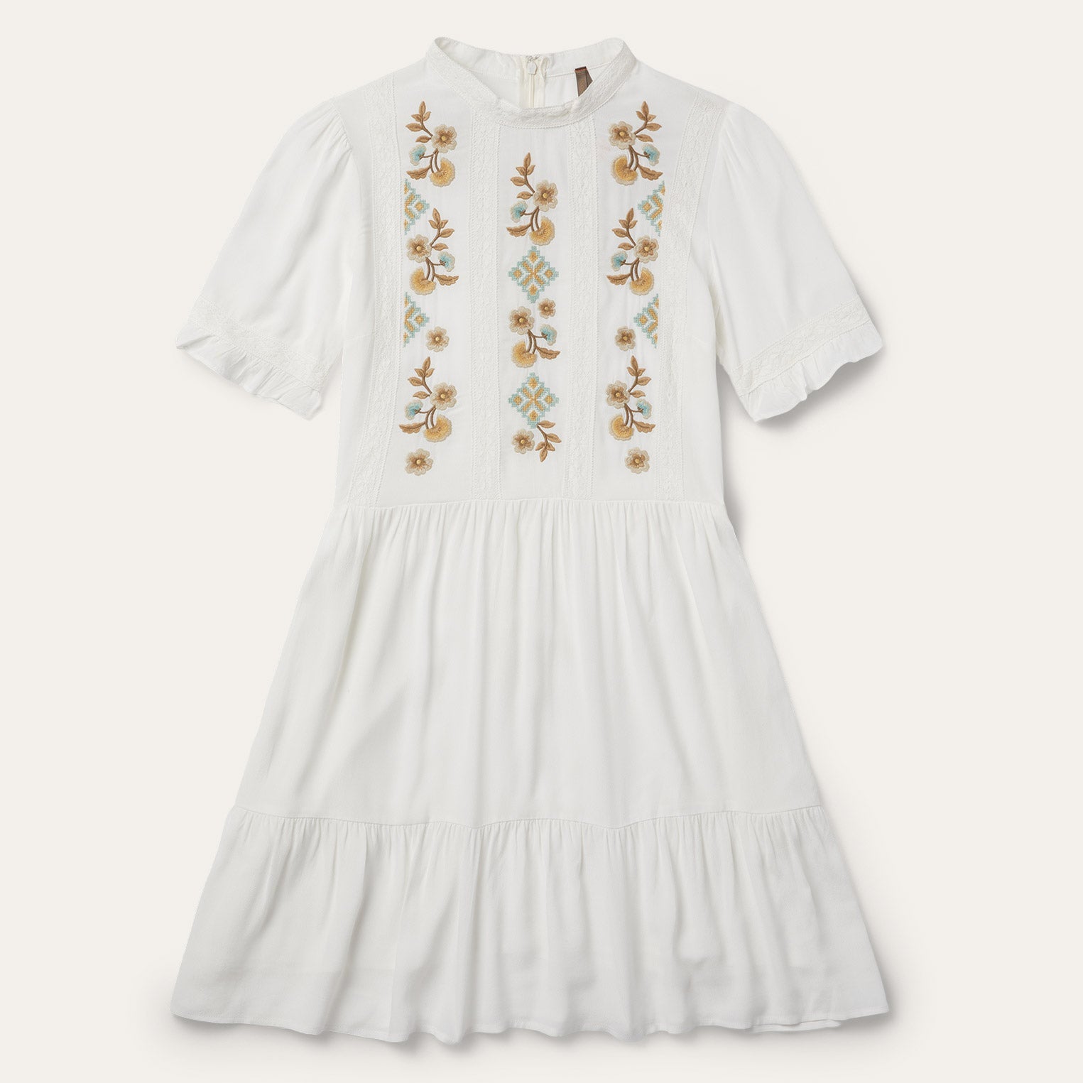 Flat Weave Dress | Stetson White