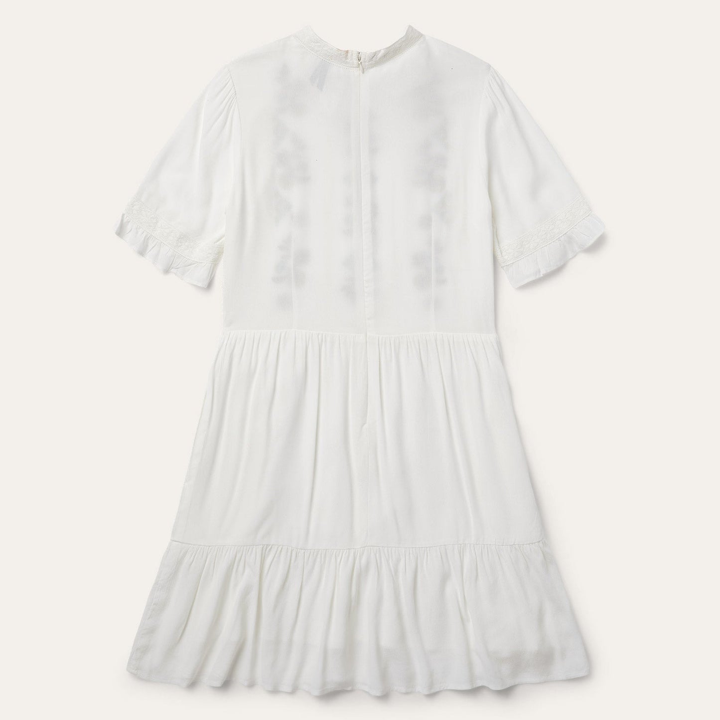Flat Weave Dress | Stetson White