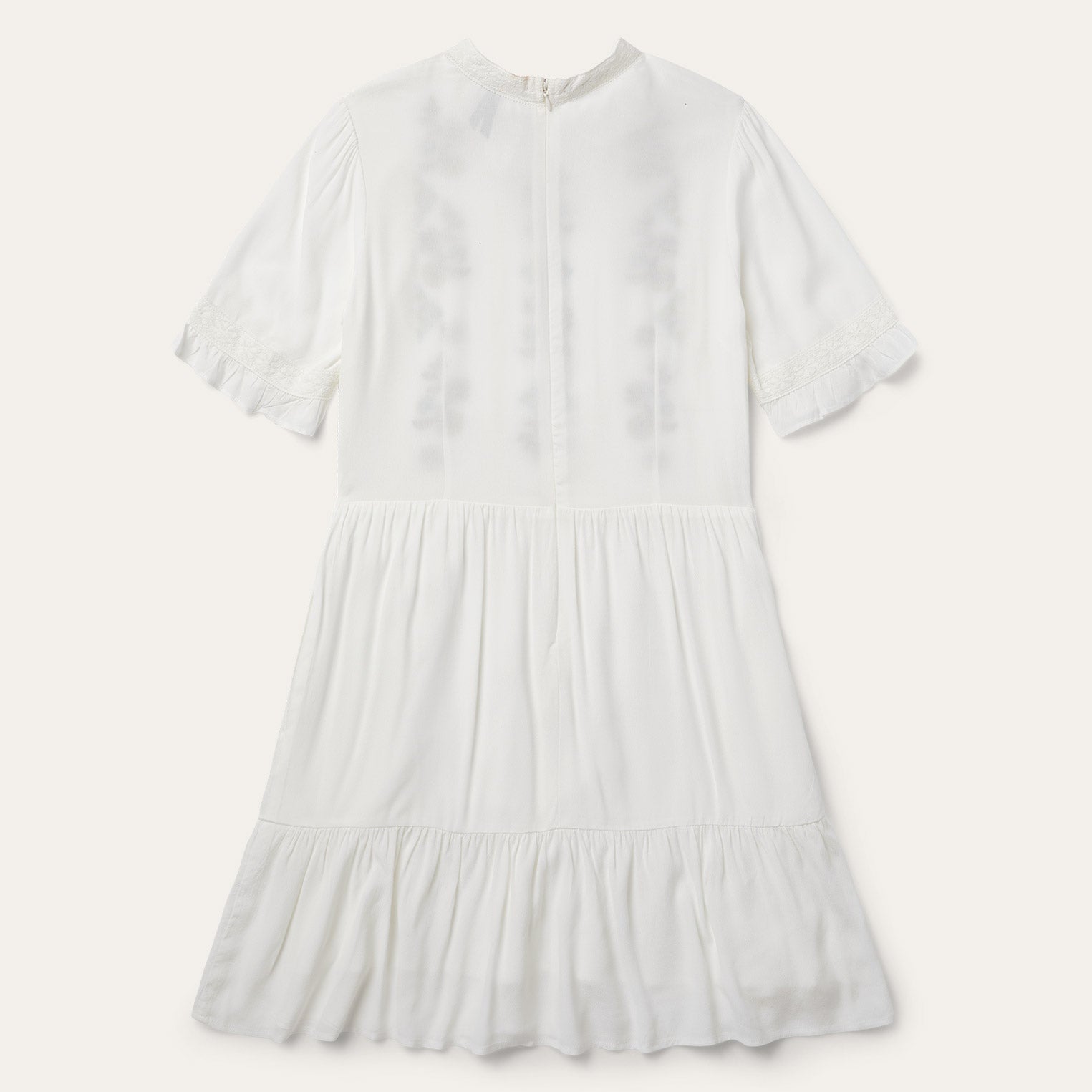 Flat Weave Dress | Stetson White