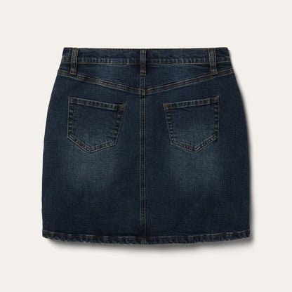 Stretch Denim 5-Pocket Skirt | Stetson Blue