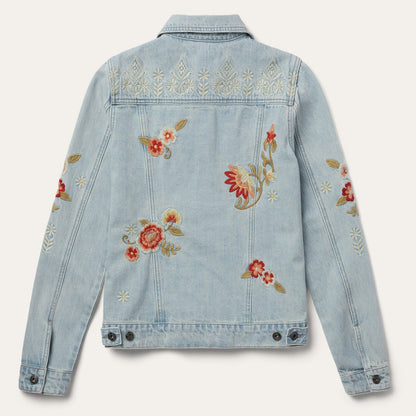 Embroidered Denim Jacket | Stetson Blue