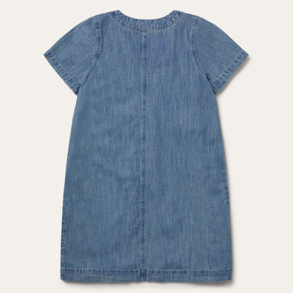 Denim Swing Dress | Stetson Blue