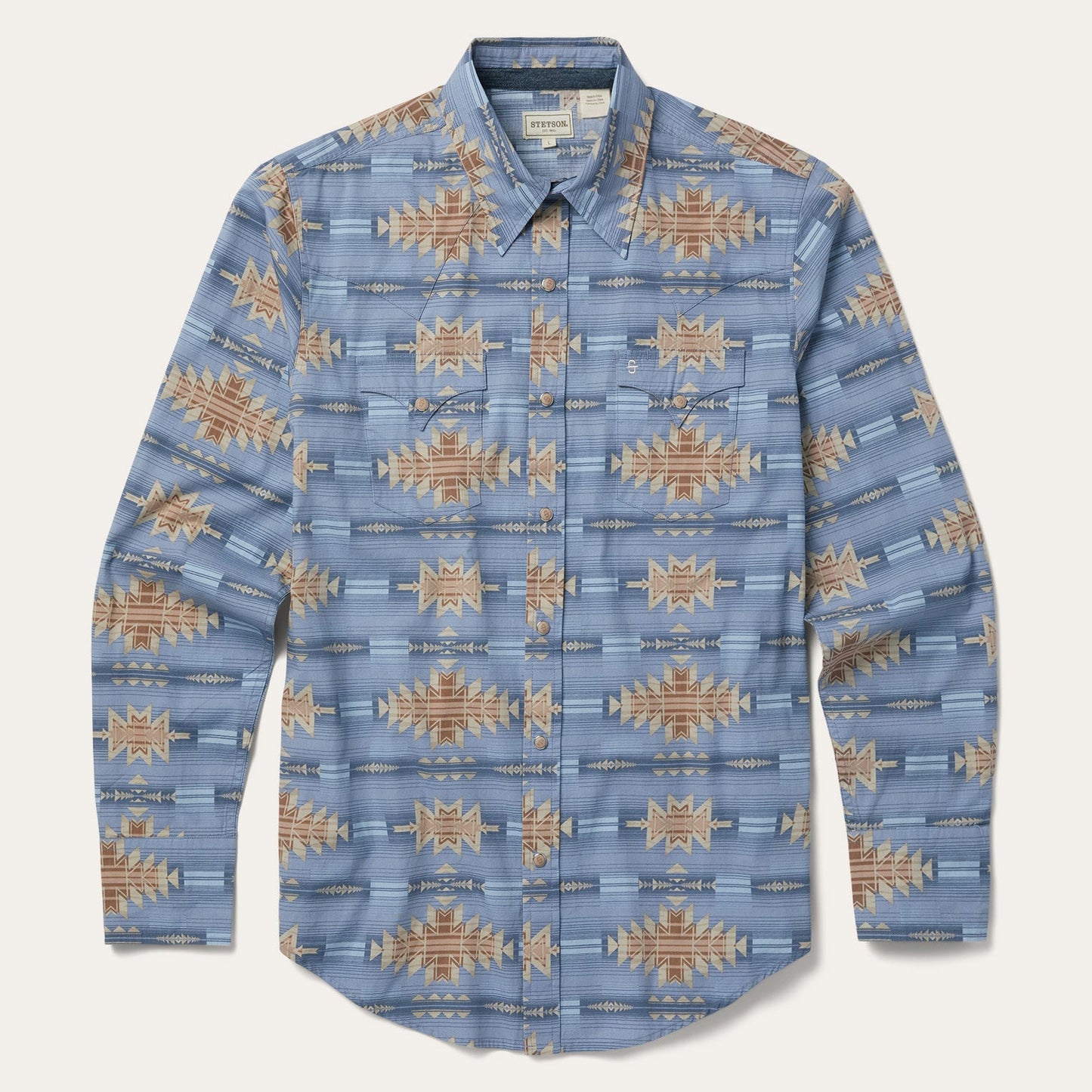Desert Horizon Shirt | Stetson Blue