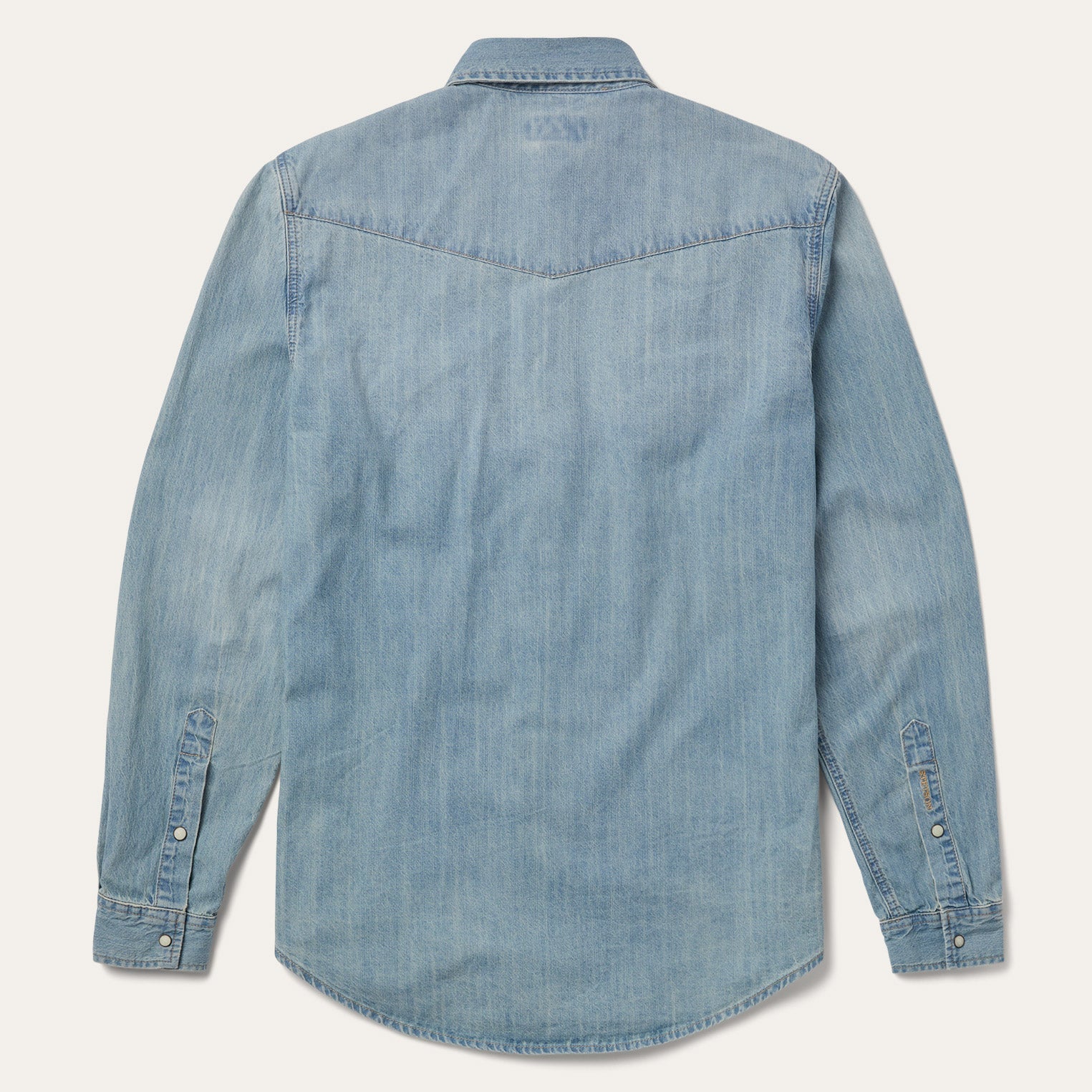 Long-Sleeved Denim Shirt | Stetson Blue