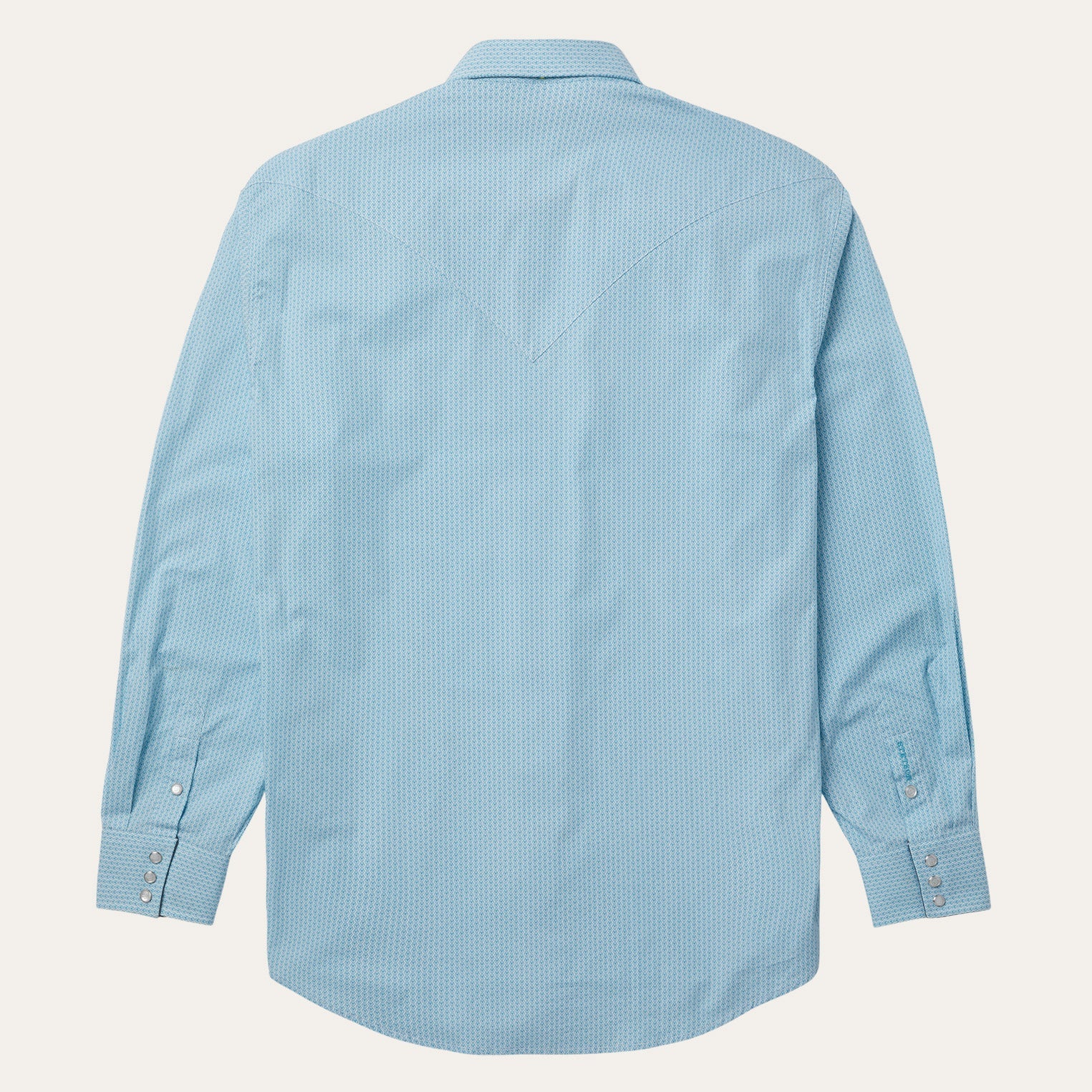 Geo Western Shirt | Stetson Blue