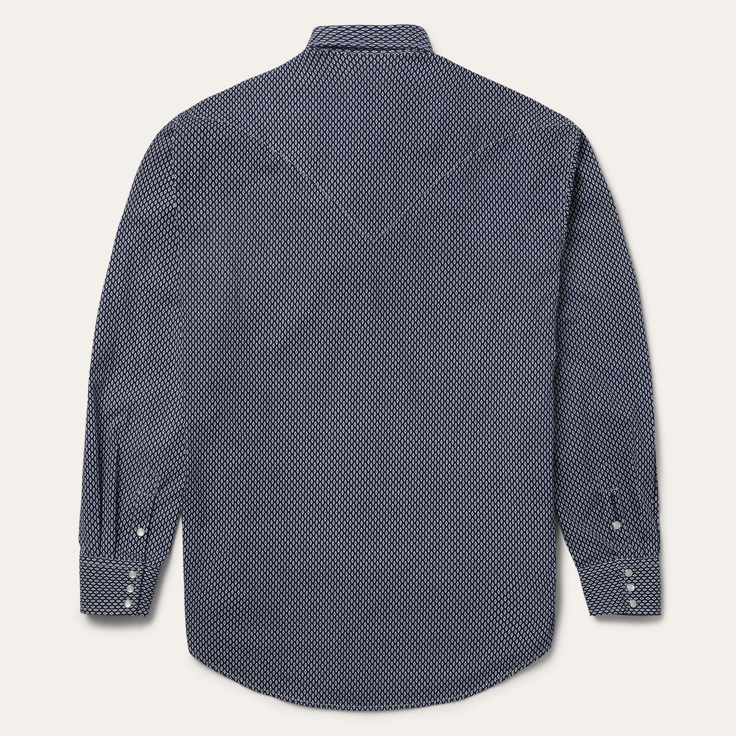 Diamond Geo Western Shirt | Stetson Blue