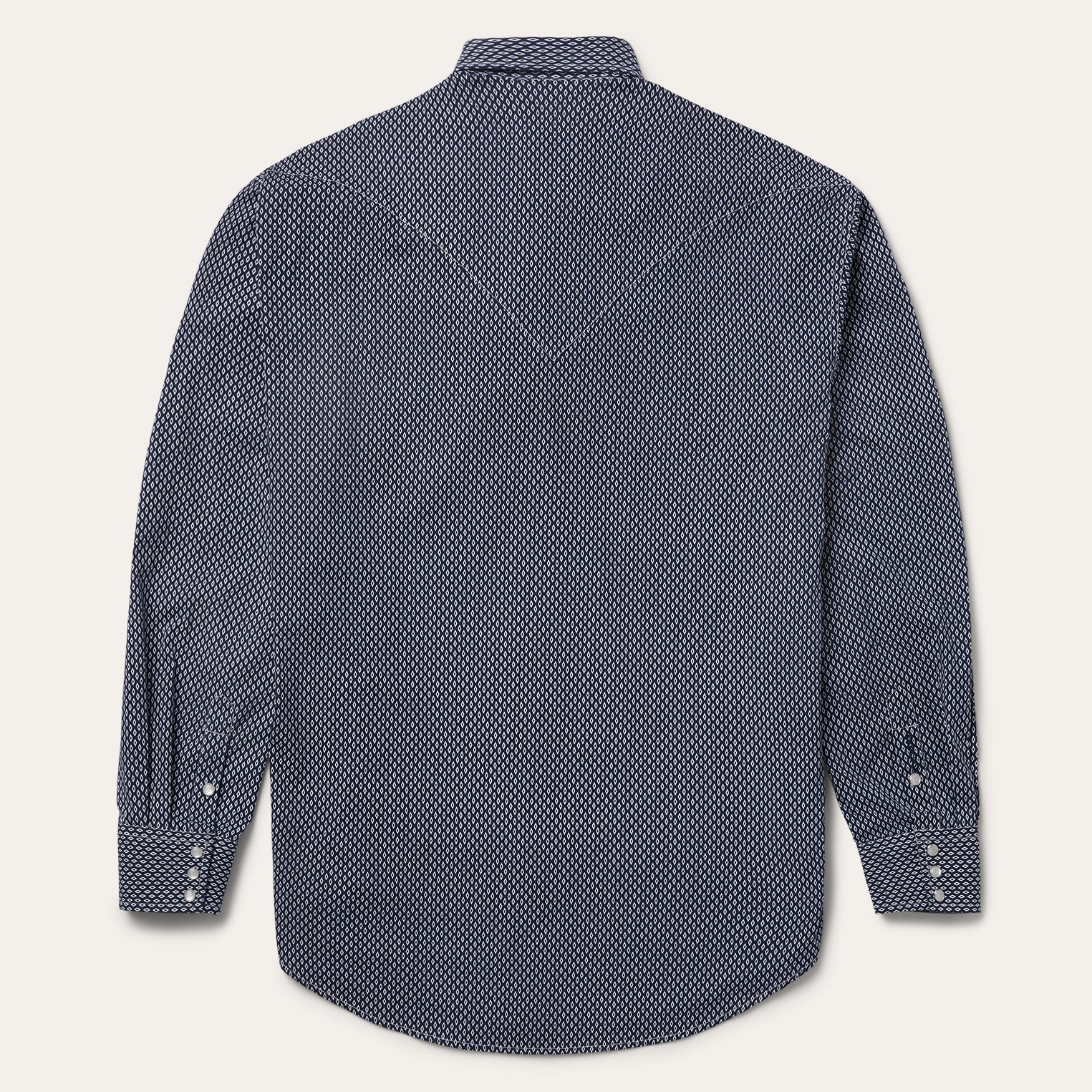 Diamond Geo Western Shirt | Stetson Blue