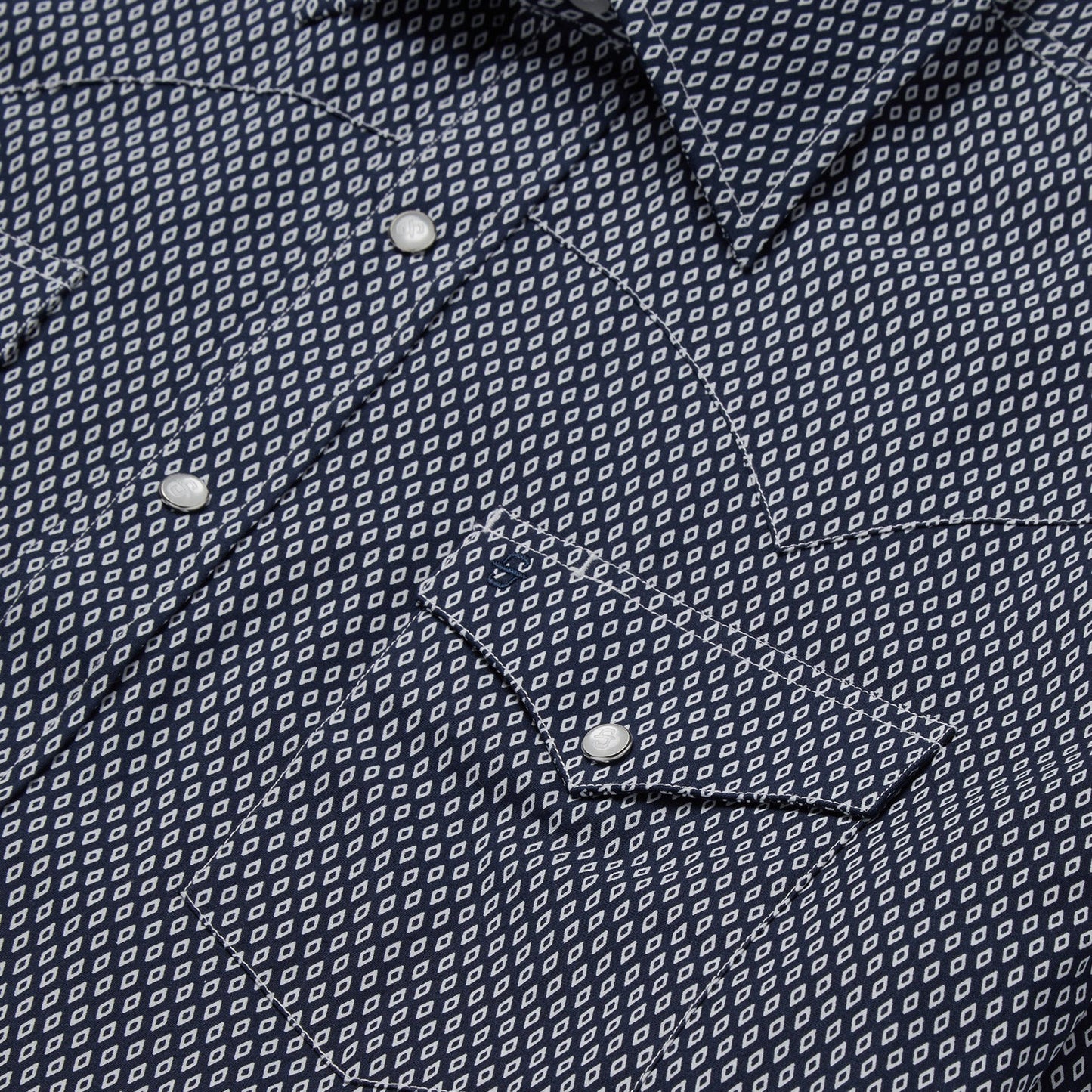 Diamond Geo Western Shirt | Stetson Blue
